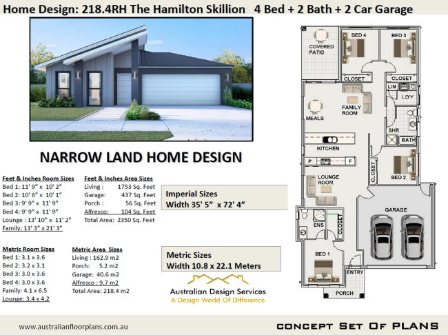 sloping land home